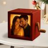 Yousheng Индивидуальная фото-раскладушка Ручная анимационная книжка-раскладушка с фото Картинная коробка со светом Персонализированная фото-раскладушка Рамка Машина для анимации Подарки на Рождество