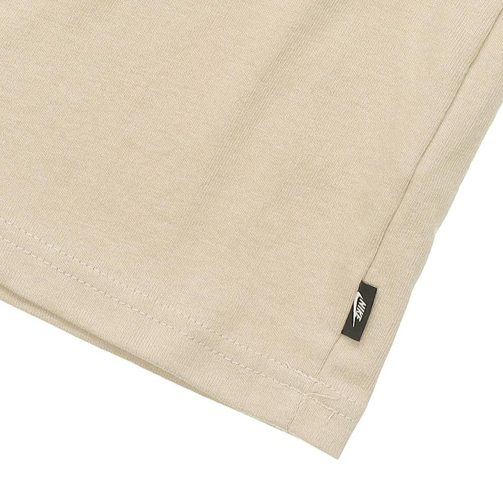 Nike Сплошной цвет с карманом и круглым вырезом, свободная футболка с короткими рукавами, мужские топы, коричневый DQ9296-206