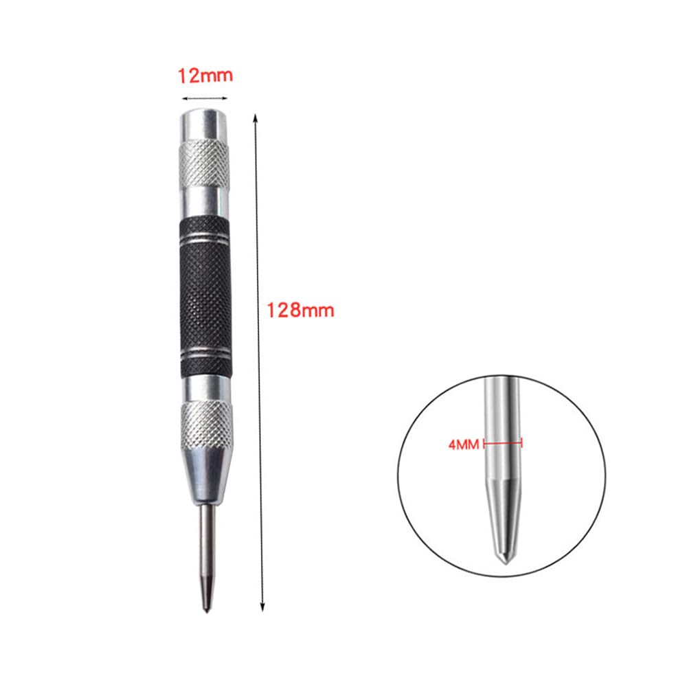 YINKE Автоматический кернер ручной инструмент с пружинным колпачком и регулируемый Подходит для и и разметочный инструмент, ударный, металл, стекло, дерево, разметка,