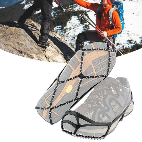 1 пара кошек с чехлом для льда, нескользящая, высокоэластичная, для ходьбы, для скалолазания