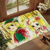 Anime Manga Candy Bathroom Mat Anti-slip Absorb Water Long Strip Cushion Bedroon Mat Welcome Doormat