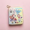 Labubu Small Wallet Girly Short Cute Folding Card Holder Student Small ID Wallet Coin Purse