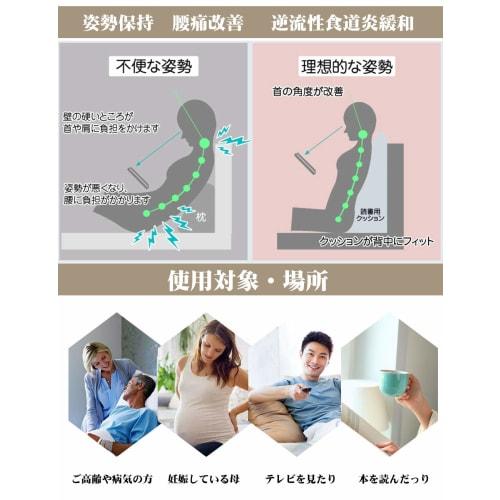 Shinnwa High-Resilience Triangular Bed Cushion, Backrest Cushion, Reflux Esophagitis Relief Pillow, Lumbar Support, Great Gift for Seniors, Lumbar Sup