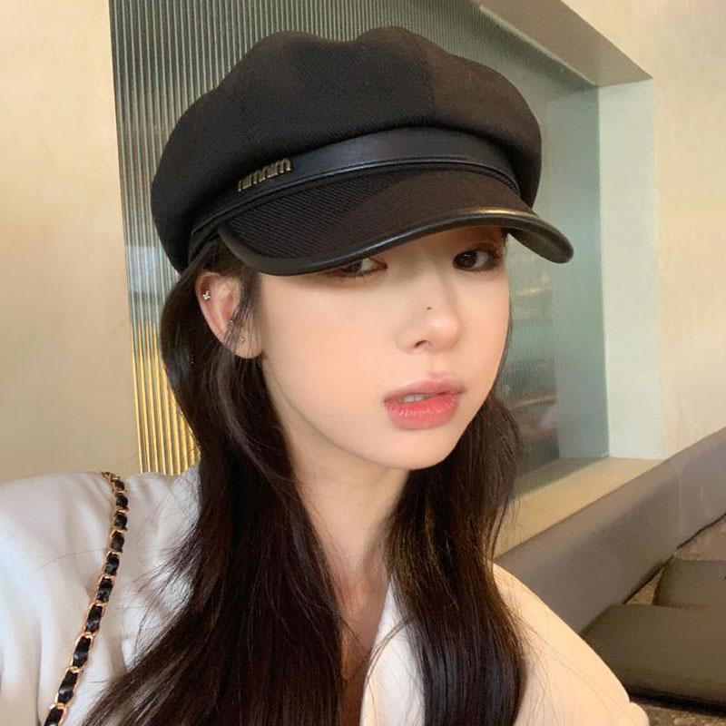 Ретро Универсальный Шерстяной Берет Подчеркивающий Лицо Утиный Язычок Восьмиугольная Шляпа Детская Теплая Ветрозащитная Шляпа Газетчика