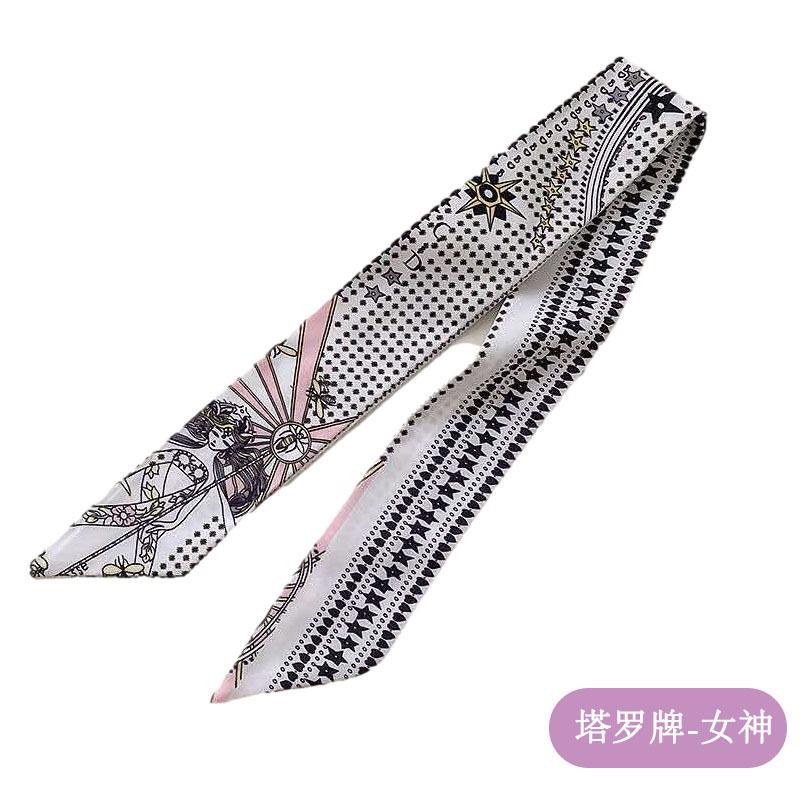 Шелковый шарф Qiandongge, повязка на голову в стиле ретро, завязанный хвост, бант, лента, повязка на голову, повязка на голову Mori Series