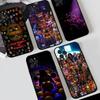 Чехол для телефона F-Five N-Nights At Freddy's Аниме Для IPhone 17,16,15,14,13,12,11,Pro,Max,Plus,mini Силиконовый Черный Чехол