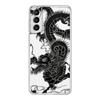 Модный чехол для телефона с драконом для Samsung Galaxy S23 S22 Ultra S20 S21 FE 5G S10 S10E S9 S8 Plus 4G, силиконовая прозрачная задняя крышка Couqe