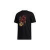 Dame Social Basketball Sports Short Sleeve T-Shirt Men Tops Black GI8892