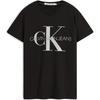 Calvin Klein Ck Футболка с принтом букв, дышащая, с коротким рукавом, унисекс, топы, черная J314764-BAE