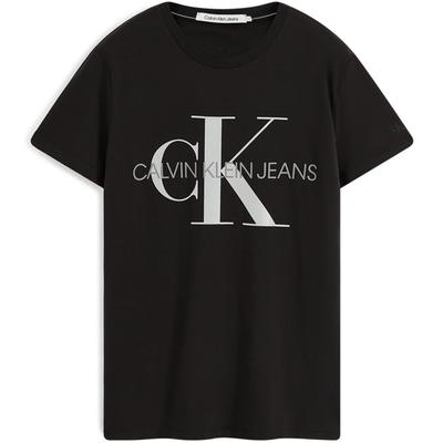Calvin Klein Ck Футболка с принтом букв, дышащая, с коротким рукавом, унисекс, топы, черная J314764-BAE