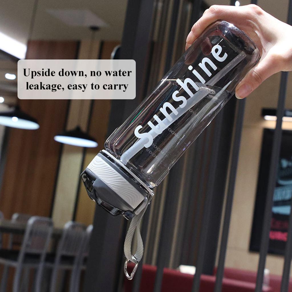 Straw Cup Large Capacity Premium with Lid Durable Sealing Drinking Straw Water Bottle for Travel