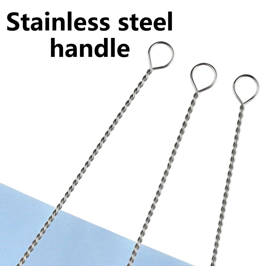 Pack Of 5 Nylon Bottle Cleaning Brushes With Stainless Steel Handle Suitable For Narrow Bottle Necks Kitchen Office Use