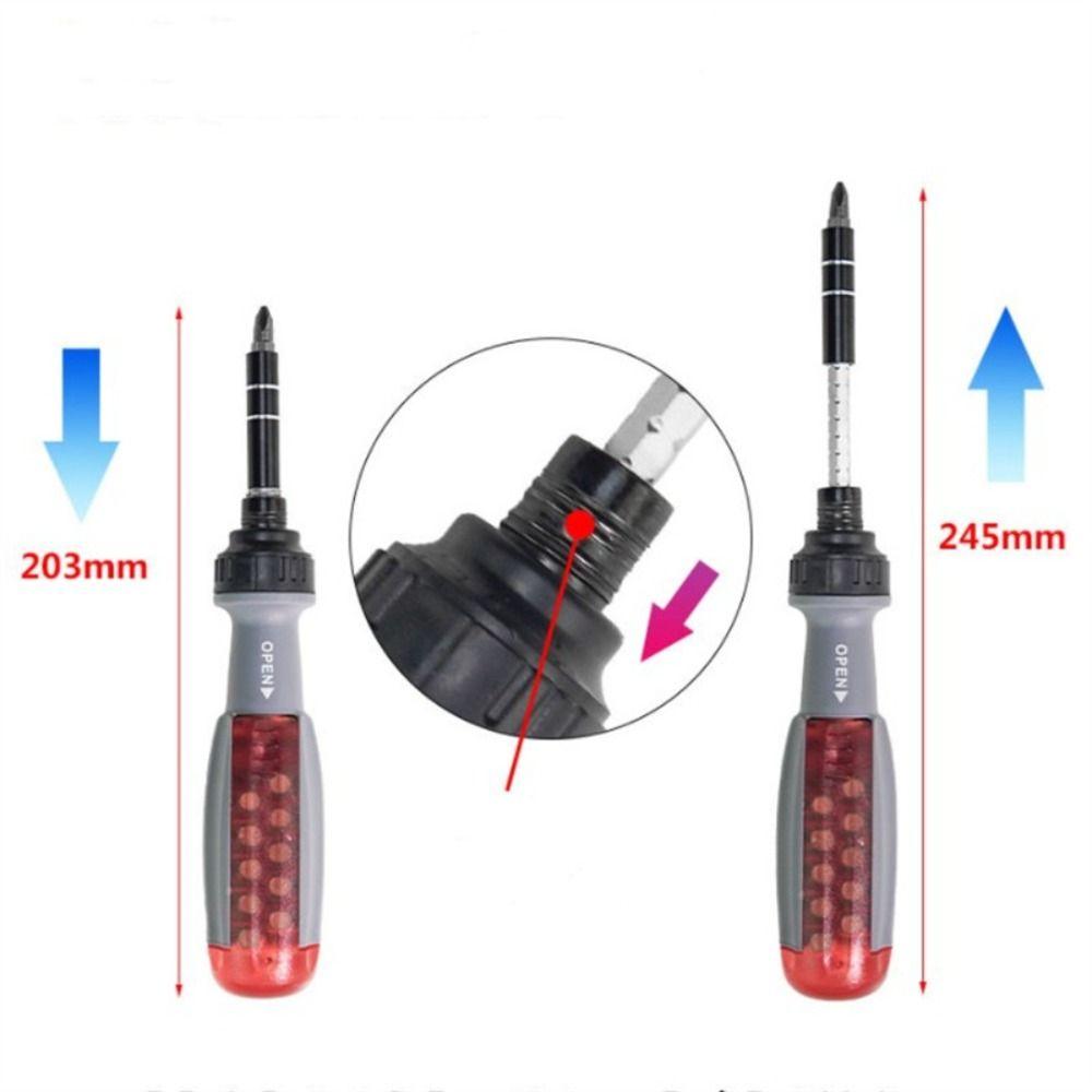 Foldable Rapid Ratchet Screwdriver Adjustable Angle Ratchet Screwdriver Cross Slotted Screwdriver