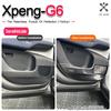 Для Xpeng G6 2023-2025 Передние и задние накладки на пороги ABS Внутренние защитные накладки Декоративная отделка Антигрязевые Приветственные накладки на пороги