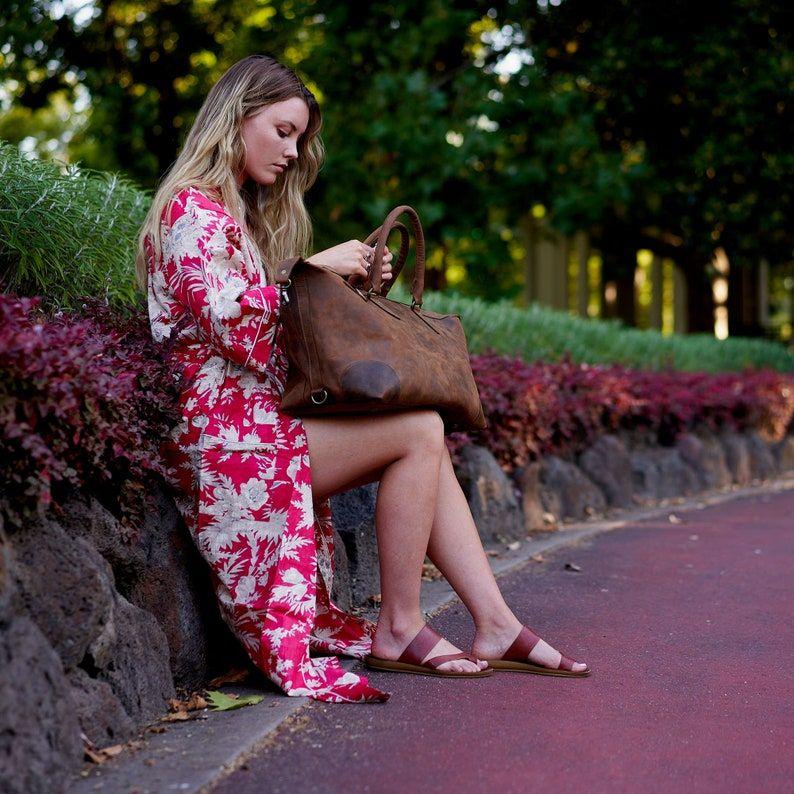 Новая кожаная сумка для выходного дня, дорожная сумка, кожаная сумка для выходного дня, подарок на День отца для него, сумка для ночевки, дорожная сумка для отпуска