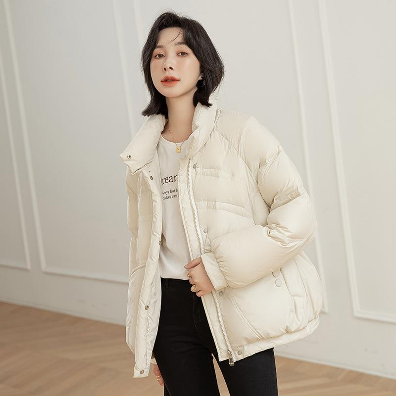Пуховик женский высокого класса женская одежда новое зимнее пальто корейская версия короткий высококачественный 90 пух утиный пуховик