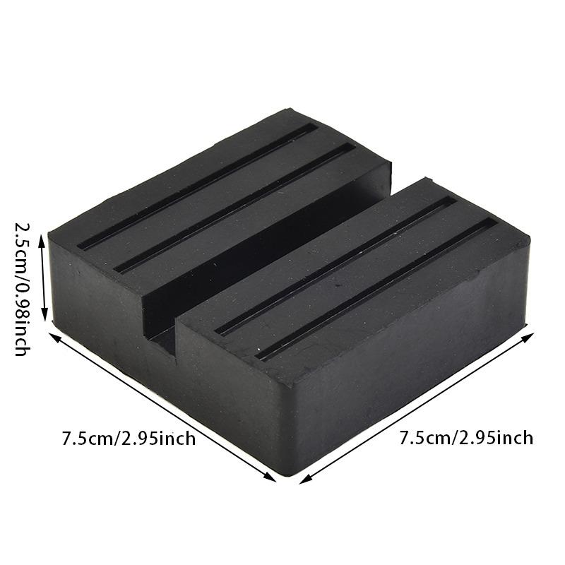 Floor Slotted Car Rubber Jack Pad Frame Protector Guard Adapter Jack Disk Pad Tool for Pinch Weld Side Lifting Disk Auto Repair Maintenance Accessory