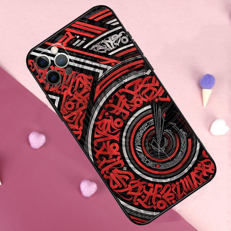 Чехол для телефона Pokras Lampas Art Graffiti для iPhone 17 Pro Max 14 15 16 Plus 11 Pro Max 12 13 Mini 16e 17 Air Задняя крышка
