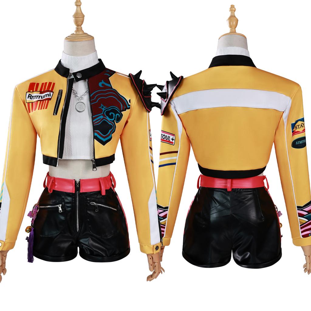 Руми Зои И Мира Косплей Костюмы Аниме Кпоп Охотники на Демонов Ролевая Игра Униформа Хэллоуин Карнавальный Наряд для Женщин Девушек