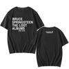 Tracks II: The Lost Albums Tee Singer BRUCE SPRINGSTEEN T-shirt Summer Round Neck Male Tshirts Graphic Clothing Men Women Tees