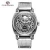Forsining Мужские модные повседневные автоматические механические часы с драконом, тигром, леопардом и пиратским узором NP1