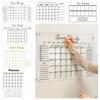 Acrylic Monthly Calendar Reusable Weekly Planner High-quality Note Board  Study
