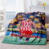 Atletico Madrid Personalized Text Blanket Multi-purpose Customizable Blanket Ultra-Soft Throw For Chair Home Decor Nap Sofa Four Seasons Universal
