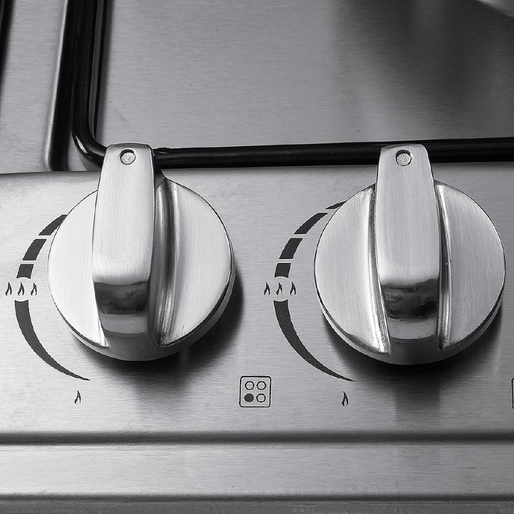 Встроенная варочная панель с 4 конфорками, газовые плиты из нержавеющей стали, плита на природном газе, кухонный прибор, кухонная посуда, газовая плита 58x50