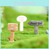 Resin Craft Forest Directional Signpost Decorating Ornaments For Micro Landscape Diy Assembly