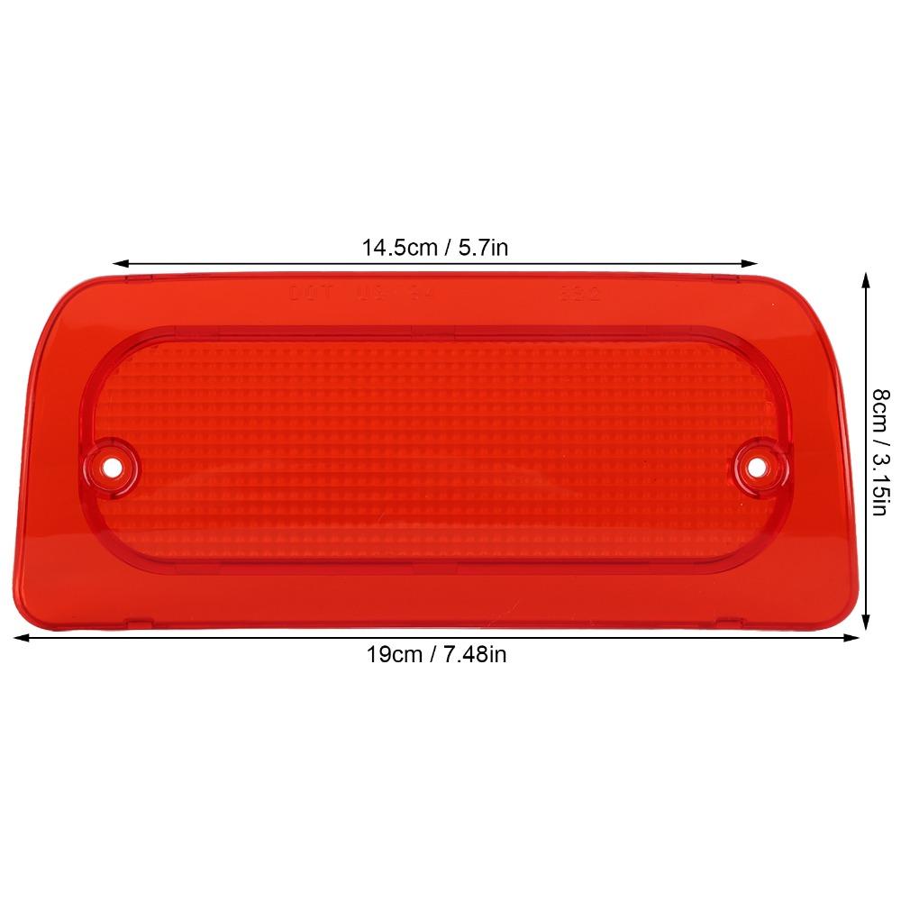 High Mount Stop Lamp Cover for Chevy S‑10 Extended Cab 1994‑2004/GMC Extended Cab 1994‑2004