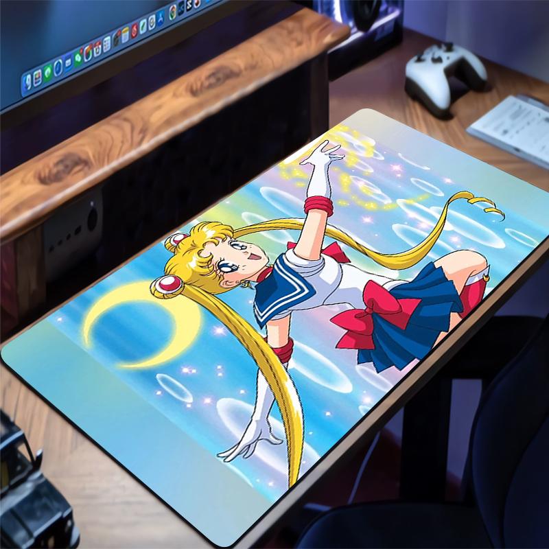 Mouse Pad SSailor Moon Computer Laptop Rug Anime Keyboard Mouse Mat Large Mousepad Keyboards Gamers Mouse Pads Desk Mat