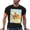 Camiseta Ghost Squirrel Cowboy On Hill Inspirada Em Frederick Remington Camiseta Bsica Casual De Cor Slida
