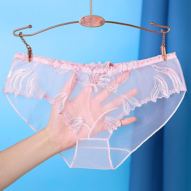 Panties for Woman Underwear Sexy Lace Breathable Soft Lingerie Female Briefs Panty Sexy Transparent Women's Underpants