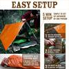 Waterproof Emergency Tent Moisture-Resistant Thermal Blanket  Outdoor SOS