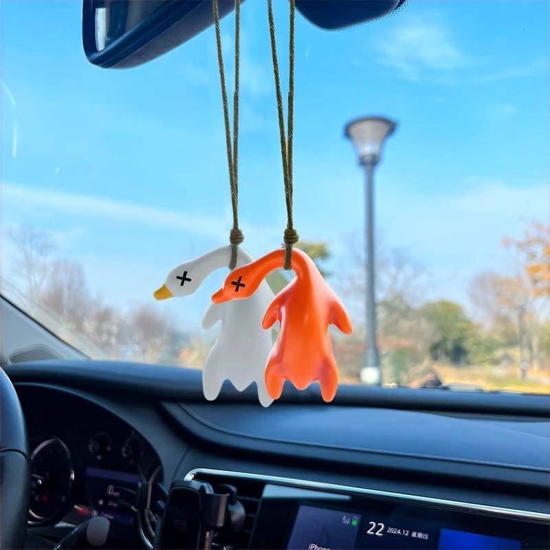 Color-changing roast duck pendant, UV sensor, keychain pendant, car pendant that changes color when exposed to sunlight