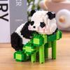 Творческий DIY сборный животное милый мини китайский стиль животное панда строительный блок развивающие игрушки для мальчиков для детей модель кирпичи