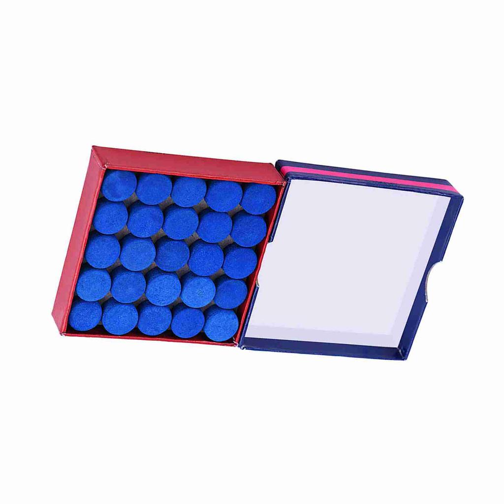 Лот из 50 шт. Синий клей на однослойных бильярдных бильярдных кий-наклейках 13 мм