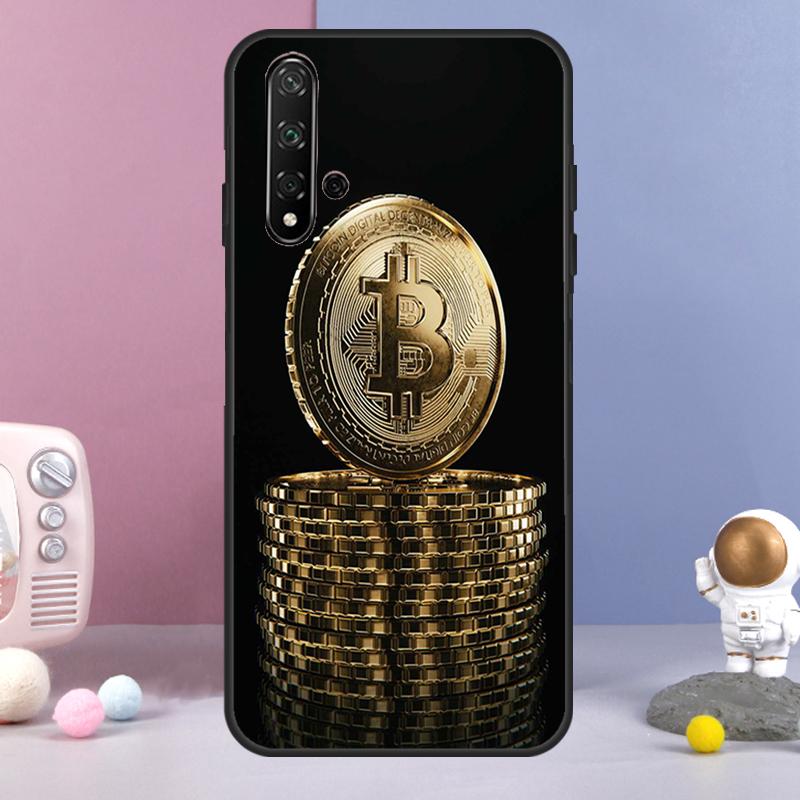 BTC Bitcoin Для Huawei Nova 7i 8i 11i 12i 12s Y73 Y70 Y90 Y60 Y72 Y61 Y91 9 10 SE P30 Pro P40 Lite Чехол