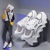 Fashion Women's Chunky Sneakers Platform Shoes Thick Bottom Vulcanized Shoes Fashion Breathable Casual Running Shoe for Woman Female