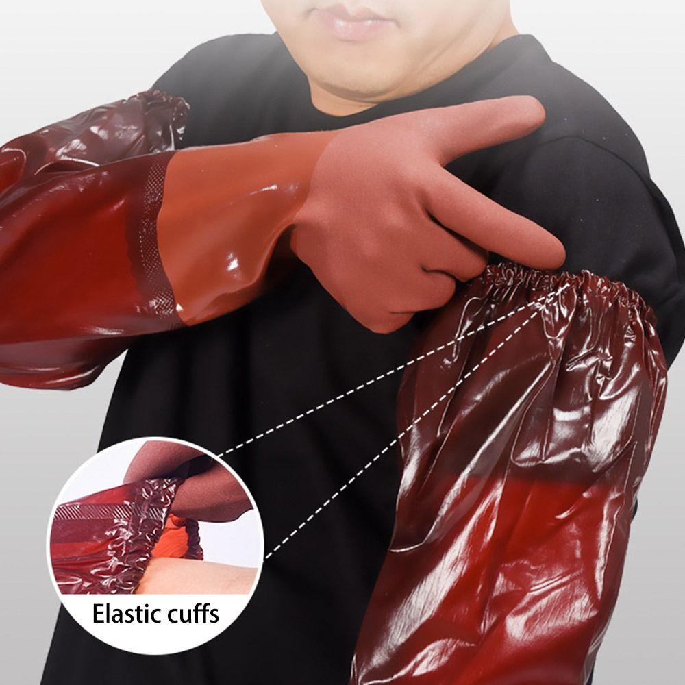 65CM Work Gloves Rubber Protective Mitts Kitchen Accessories Househeld Gloves Kitchen