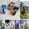CJ53 Fine Horse Soft Shell Transparent Phone Case for Motorola Moto Edge 20 30 40 50 S30 Fusion Ultra Pro Neo Lite + G200 G23