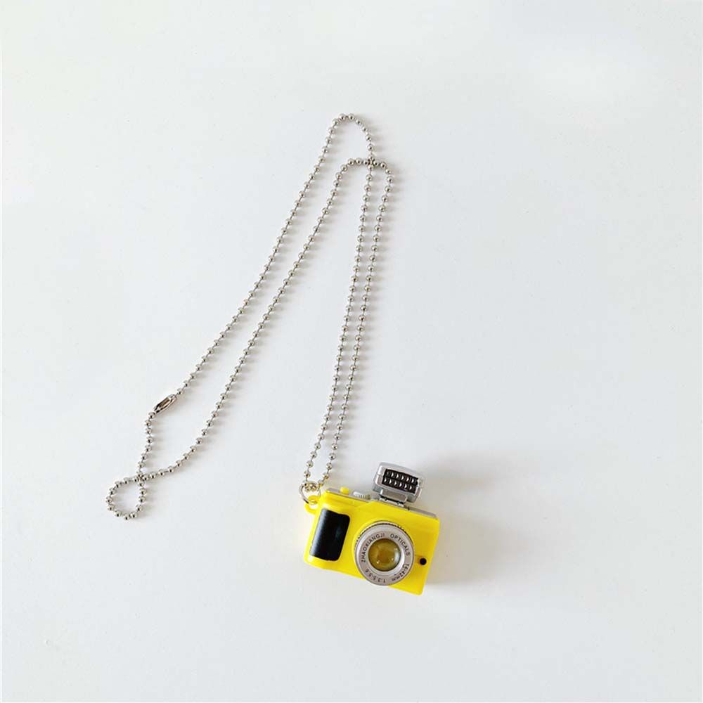 Unisex Punk Men Women Flash Camera Fashion Jewelry Sweater Chain Music Pendant Necklace