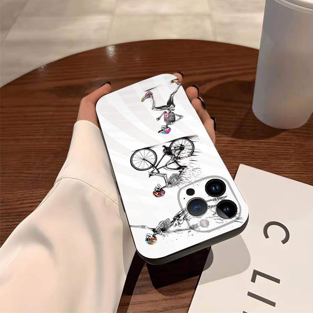 Чехол для телефона с дизайном «Триатлон: Плавание, Велосипед, Бег» для iPhone 17,16,15,14,13,12,11, Pro, X, Xs, Max, Plus Ударопрочный чехол