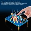 Magnetic Electromagnetic Swing Science Kit DIYer Swaying Pendulum with LED Light Electronic Oscillator Soldering Project