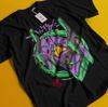 Neon Genesis Evangelion T-shirt Eva Unit 01 Japanese Black Anime Shirt All Size