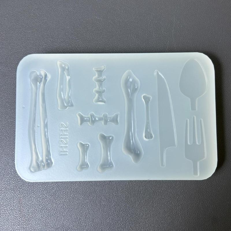 Multifuntional Silicone Baking Molds Bone Shape Flexible Kitchen Tool Silicone Candy Molds Silicone Texture for Candy