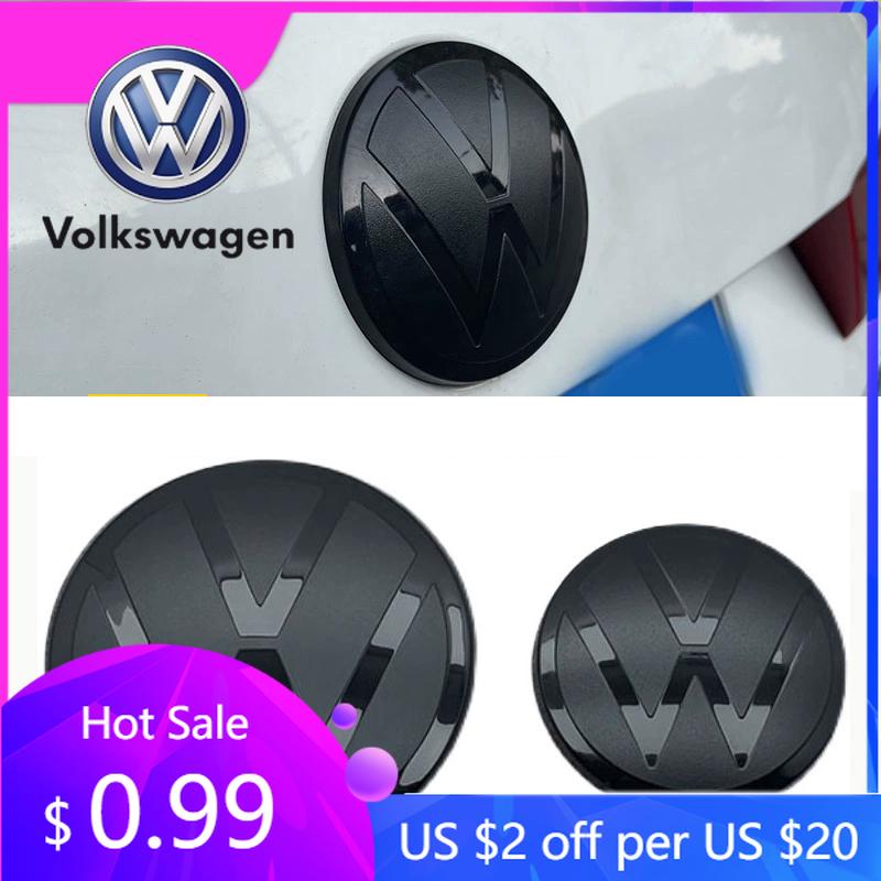 DKRSE1 For VW Volkswagen Jetta MK5 Golf 3D Mirror Logo Car Front Grill Emblem Rear Trunk Cover Badge For Volkswagen VW Golf 6 7 7.5 8 P
