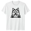 Husky Dog Paws Animals Graphic Tee Unisexs Unisexs Unisex TShirt
