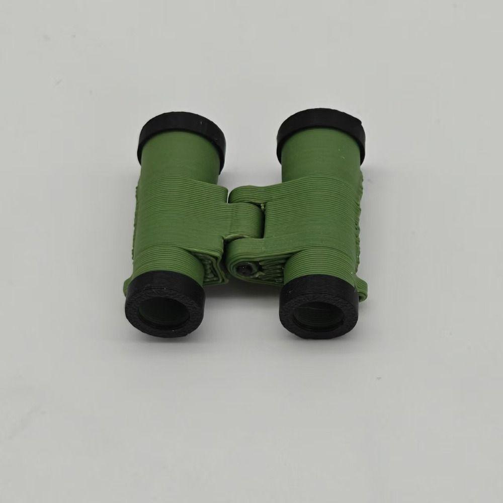 1 Pair Realistic Binocular Telescope Model 1:12 Scale Miniature Scene Accessory Miniature Display