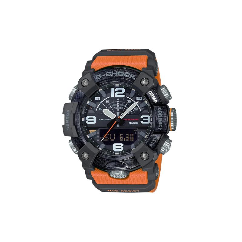 Casio Серия CASIO G-SHOCK Модные Уличные Крутые Высококлассные Классические Стрелочные Двойной Дисплей Циферблат Спортивные Водонепроницаемые Кварцевый Механизм Ремешок Из Смолы GGB100-1A9